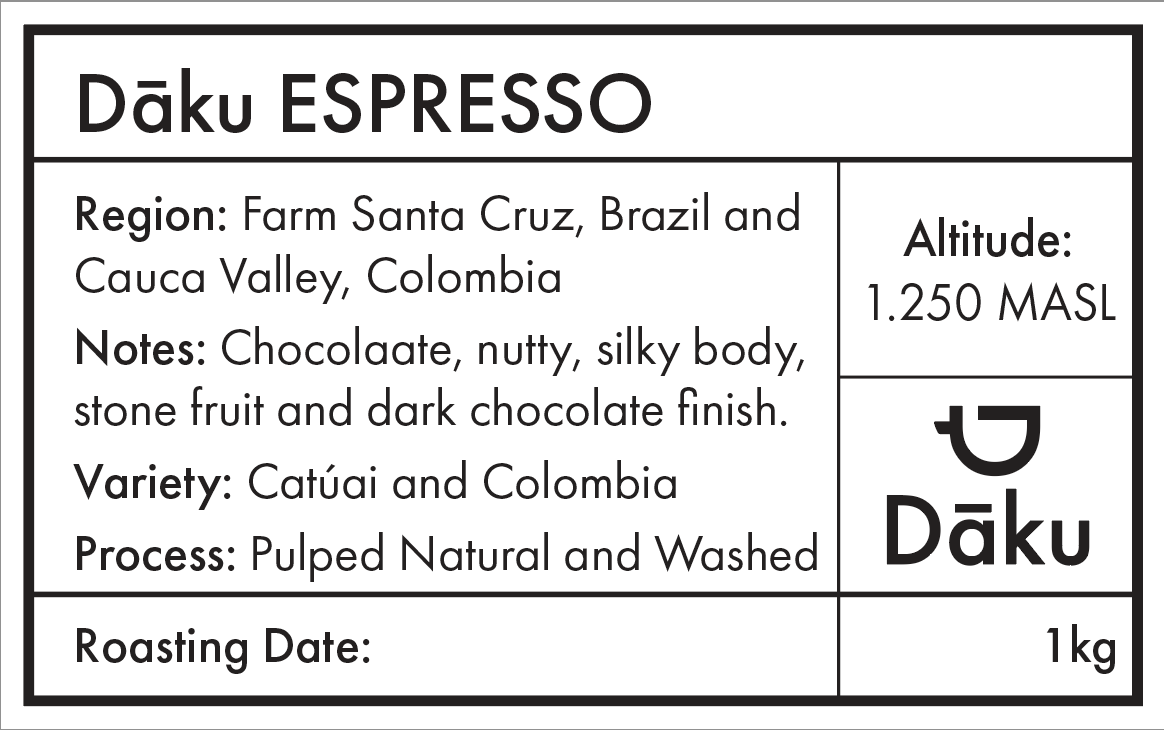 Dāku Espresso Blend 1kg